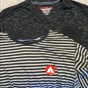Two Airwalk shirts